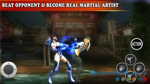 Đánh bại kẻ thù và trở thành cao thủ võ thuật trong Real Superhero Kung Fu Fight Champion cho Android