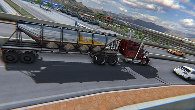 Real Truck Simulator USA: Car Games giả lập công việc lái xe tải chở hàng hóa khắp nước Mỹ