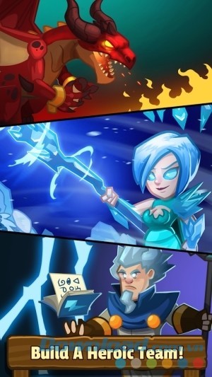 Lập đội anh hùng Realm Defense: Hero Legends TD cho Android