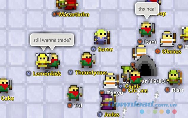 Gặp gỡ và trò chuyện với những người chơi khác