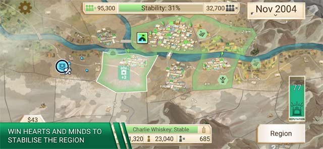 Chiếm trái tim của người dân để ổn định tình hình đất nước trong Rebel Inc