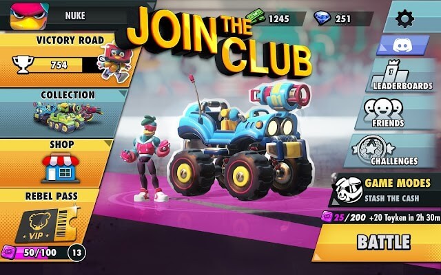 Tham gia câu lạc bộ Rebel Riders và trở thành người mạnh nhất