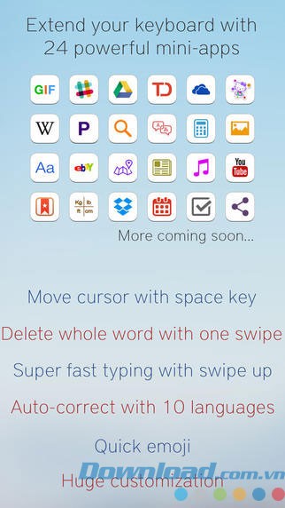 Truy cập nhanh ứng dụng
