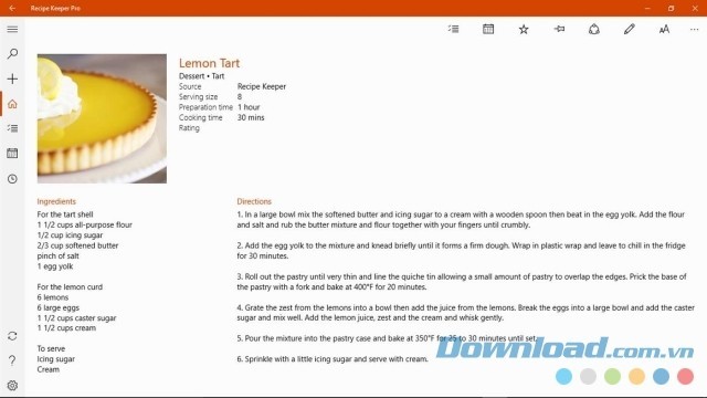 Chế biến món ăn mới chưa bao giờ dễ dàng như thế nhờ Recipe Keeper