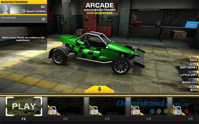 Lựa chọn chế độ chơi