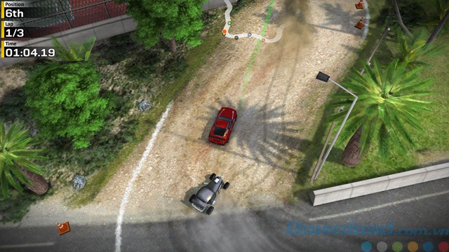 Giao diện game đua xe Reckless Racing Ultimate LITE