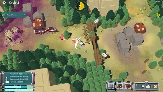 Khám phá, thu thập tài nguyên, xây dựng và mở khóa các công nghệ cũ