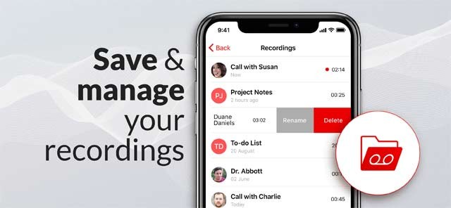 Lưu và quản lý file ghi âm cuộc gọi