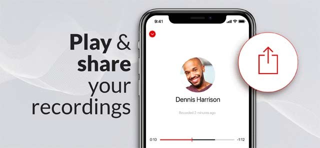 Phát và chia sẻ file ghi âm của bạn tới các ứng dụng khác