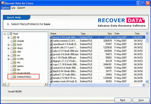 Recover Data for Linux