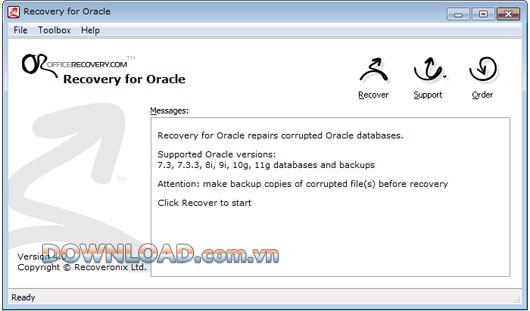 Recovery for Oracle