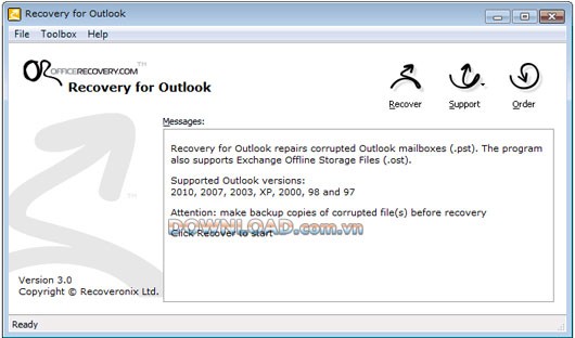 Recovery for Outlook