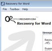 Recovery for Word - Phần mềm khôi phục dữ liệu Word