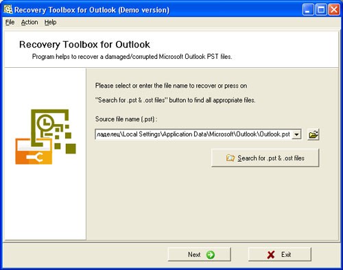 Recovery ToolBox for Outlook