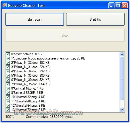 Recycle Cleaner ActiveX