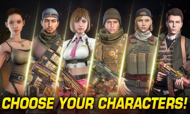 Chọn nhân vật của bạn và bắt đầu cuộc chiến kịch tính trong Red Dot: Front Line