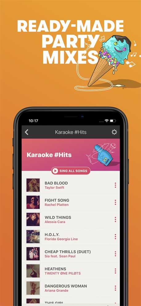 Singing Machine Karaoke cho iOS phù hợp cho tiệc tùng