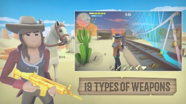 Có 19 loại vũ khí uy lực trong Red West Royale