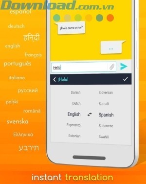 Tính năng dịch nhanh nhờ tích hợp Google dịch