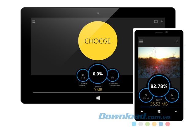 Ứng dụng nén ảnh miễn phí Reduce