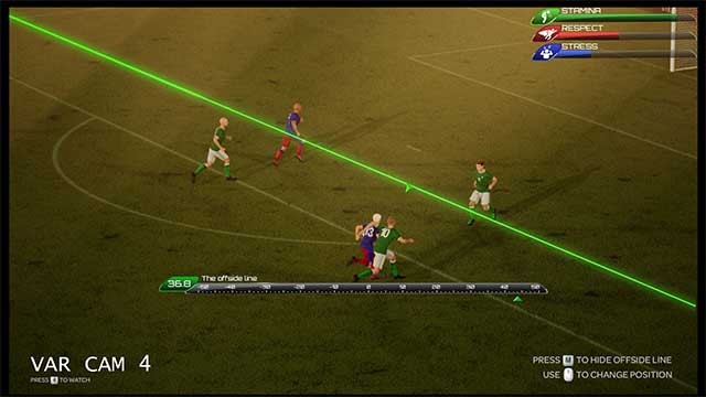 Tương tác với tất cả các khía cạnh của một trận đấu bóng đá