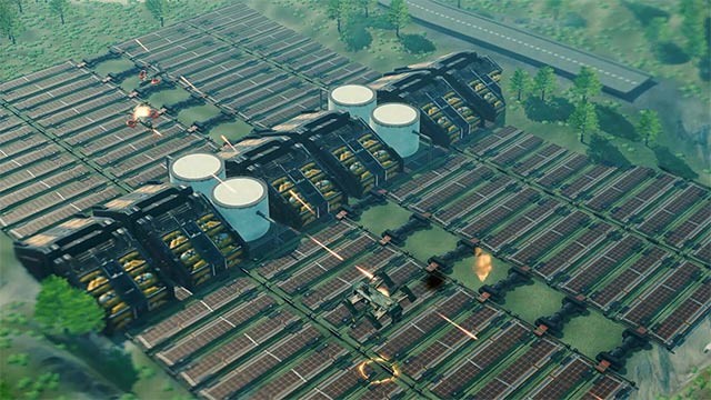 Kết hợp năng lực chiến đấu với hệ thống máy bay đồ sộ thuộc series game Reflex Unit