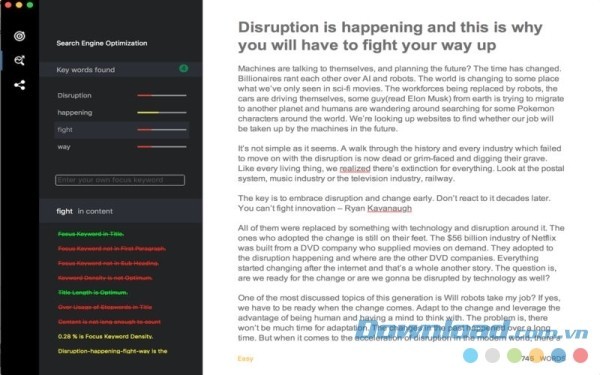 Refly Editor cho Mac có chức năng kiểm tra lỗi chính tả thông minh