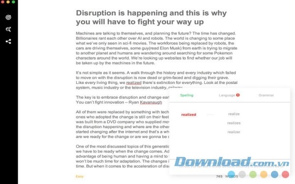 Thiết kế giao diện trực quan của Refly Editor cho Mac