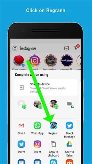 Regrann giúp bạn đăng lại ảnh trên instagram