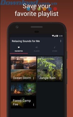 Lưu danh sách phát yêu thích