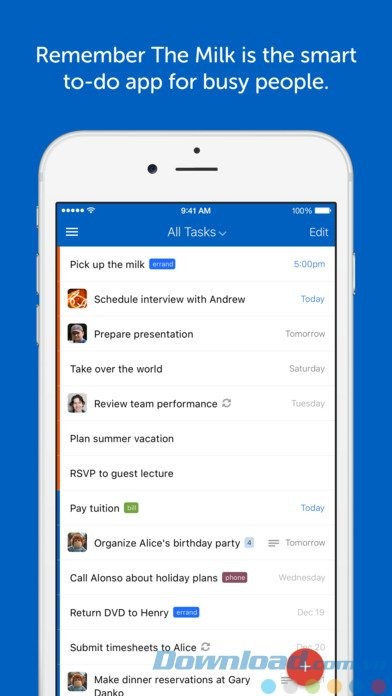 Tạo ghi chú và danh sách ToDo