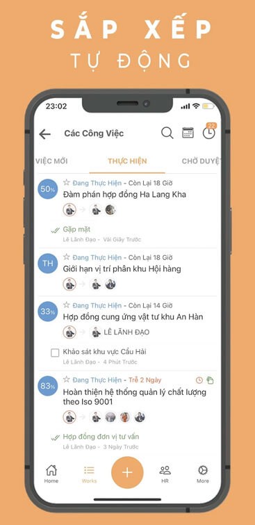 Sắp xếp công việc tự động