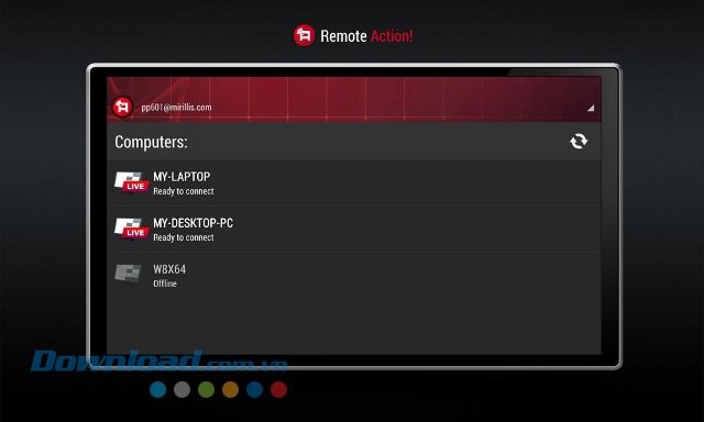 Remote Action! hỗ trợ kết nối nhiều thiết bị