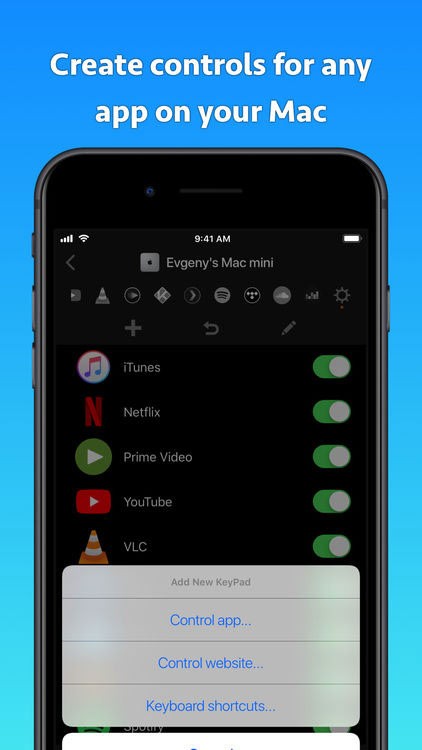 Điều khiển bất kỳ ứng dụng nào trên máy Mac