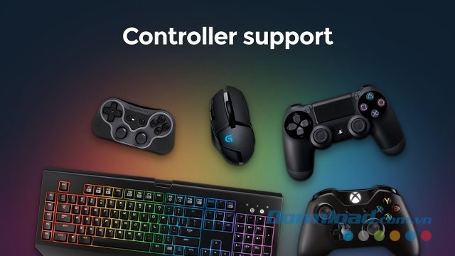 Hỗ trợ nhiều thiết bị điều khiển