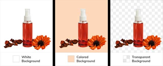 Bạn có thể chọn nền trong suốt hoặc nền màu, hình ảnh nhỏ hay lớn