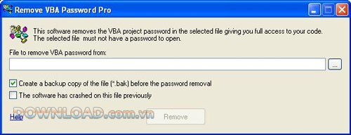 Remove VBA Password
