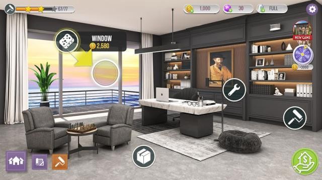 Thay đổi mọi thứ trong căn nhà để biến nó thành nơi đáng sống trong game Home Design Renovation Raiders
