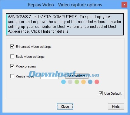 Replay Video Capture