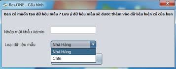 Đăng nhập hệ thống Res One