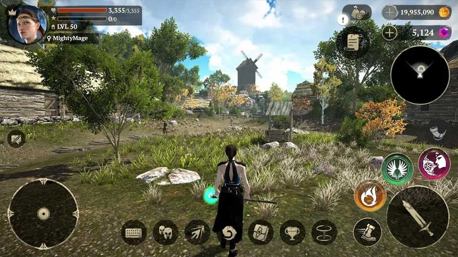 Giao diện game Evil Lands cho Android