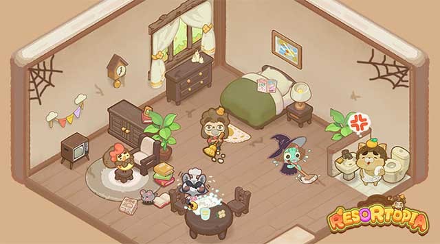 Mở khóa các căn phòng mới và trang trí đồ nội thất tiện nghi