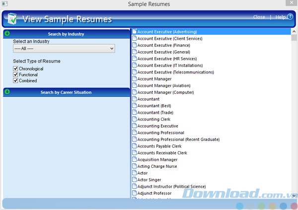 Mẫu hồ sơ xin việc