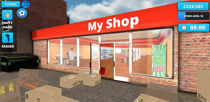 Trang trí cửa hàng bán lẻ của riêng mình trong Retail Store Simulator