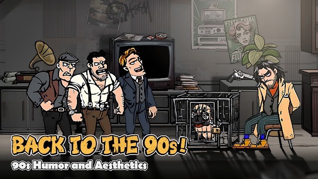 Các nhân vật, đồ họa được thiết kế bối cảnh thập niên 90