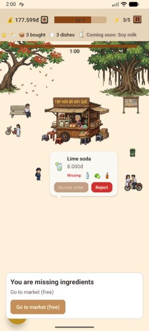 Nhận yêu cầu và phục vụ khách hàng