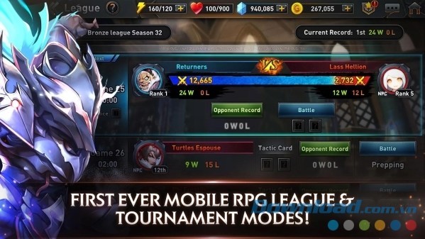 Returners cho Android có hai chế độ giải đấu và liên minh RPG hay nhất từng thấy trên mobile