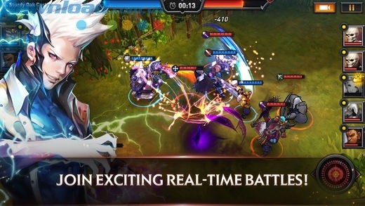 Các trận chiến thời gian thực khốc liệt