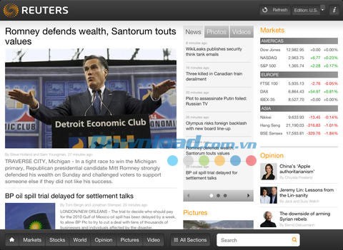 Reuters News Pro for iPad