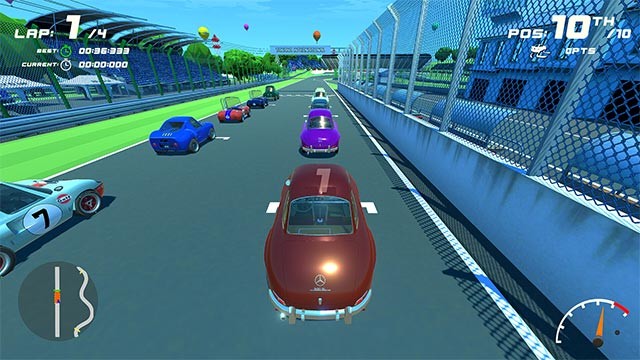 Đua xe online với bạn bè và game thủ toàn cầu trong game Rev'd Up Racing